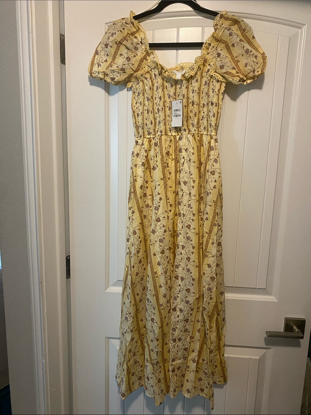 Blu Pepper Yellow Floral Maxi Dress - Picture 2 of 4